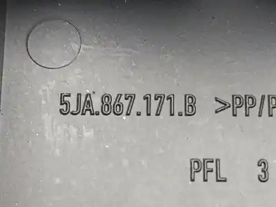 Peça sobressalente para automóvel em segunda mão botão / interruptor elevador vidro traseiro direito por skoda rapid ambition referências oem iam 5ja867171b Peça sobressalente para automóvel em segunda mão botão / interruptor elevador vidro traseiro direito por skoda rapid ambition referências oem iam 5ja867171b