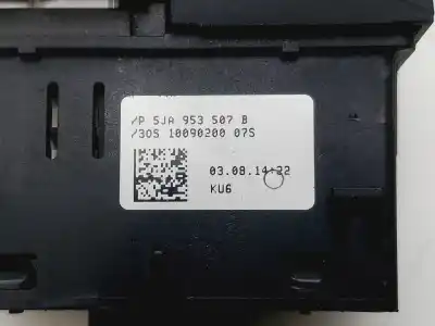 Peça sobressalente para automóvel em segunda mão interruptor 4 piscas - emergência por skoda rapid ambition referências oem iam 5ja953507b   Peça sobressalente para automóvel em segunda mão interruptor 4 piscas - emergência por skoda rapid ambition referências oem iam 5ja953507b