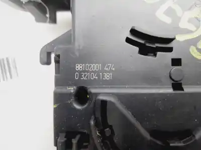 Second-hand car spare part headlights switch for renault modus confort dynamique 98 cv / 72 kw oem iam references 88102002424  