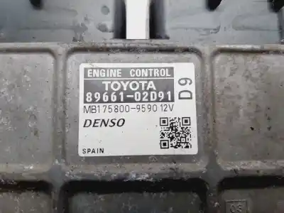 Second-hand car spare part ECU ENGINE CONTROL for TOYOTA AURIS  OEM IAM references 8966102D91  