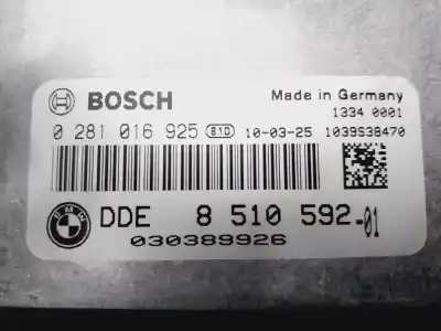 Second-hand car spare part ecu engine control for bmw serie 1 berlina (e81/e87) 118d oem iam references 8510592