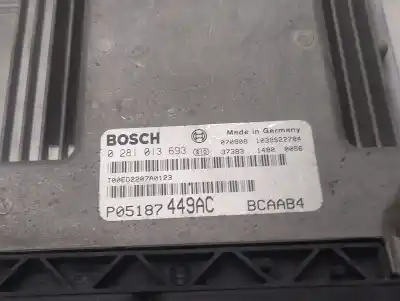 Second-hand car spare part ecu engine control for dodge caliber 2.0 s oem iam references p05187449ac  
