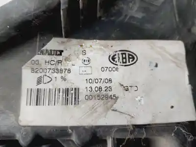 Second-hand car spare part left headlight for dacia sandero ambiance oem iam references 8200733878  