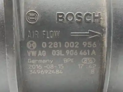 Second-hand car spare part flowmeter for audi a3 (8vk) s line edition oem iam references 03l906461a  