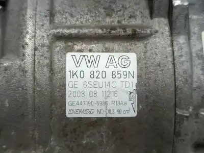 Автозапчастина б/у компресор кондиционера для audi tt (8j3/8j9) 2.0 tfsi coupe посилання на oem iam 1k0820859n   Автозапчастина б/у компресор кондиционера для audi tt (8j3/8j9) 2.0 tfsi coupe посилання на oem iam 1k0820859n