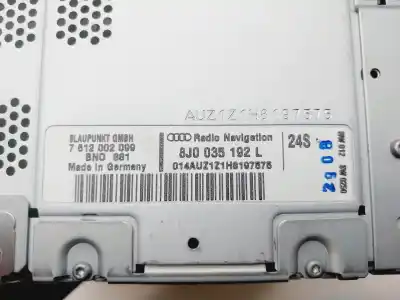 Автозапчастина б/у аудіо система / радіо cd для audi tt (8j3/8j9) 2.0 tfsi coupe посилання на oem iam 8j0035192l   Автозапчастина б/у аудіо система / радіо cd для audi tt (8j3/8j9) 2.0 tfsi coupe посилання на oem iam 8j0035192l