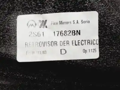 Автозапчастина б/у правий задний огляд для ford fiesta (cbk) ghia посилання на oem iam 2s6117682bn  