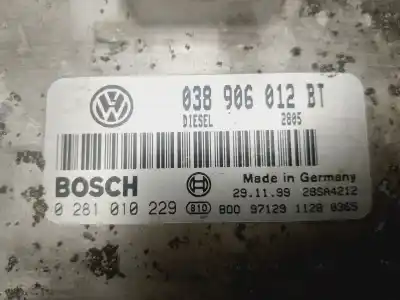 Автозапчастина б/у ебу контролер двигуна для seat toledo (1m2) signo посилання на oem iam 038906012bt  