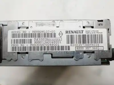 Pezzo di ricambio per auto di seconda mano impianto audio / radio cd per renault modus confort dynamique 98 cv / 72 kw riferimenti oem iam 8200357388  