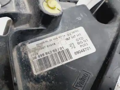 Second-hand car spare part right headlight for peugeot 207 xt oem iam references 9649986280  