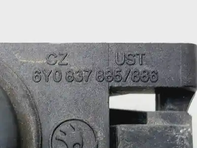 Автозапчастина б/у завнішня ручка задня права для skoda fabia familiar (6y5) comfort посилання на oem iam 3b0837207f  