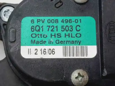 Автозапчасти б/у пotенциометр за skoda fabia familiar (6y5) comfort ссылки oem iam 6q1721503c  