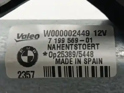 Second-hand car spare part rear windshield wiper motor for bmw serie 1 berlina (e81/e87) 118d oem iam references 7199569  