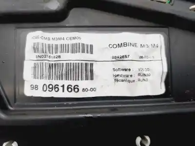 Автозапчасти б/у приборная доска за citroen c-elysée exclusive ссылки oem iam 9809616680  