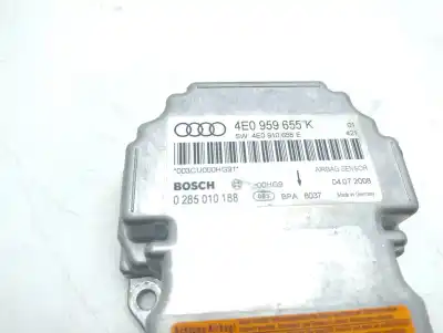 Автозапчастина б/у блок управління подушками безпеки для audi a8 (4e2) 4.2 fsi quattro 350 cv / 257 kw посилання на oem iam 4e0959655k  