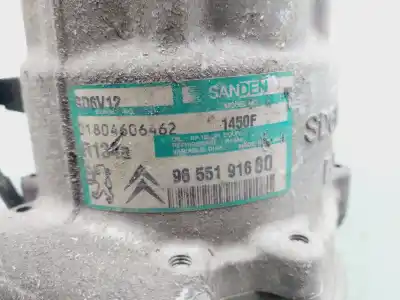 Pezzo di ricambio per auto di seconda mano compressore aria condizionata per citroen c3 collection riferimenti oem iam 9655191680  