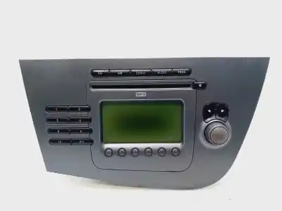 Peça sobressalente para automóvel em segunda mão sistema de áudio / rádio cd por seat leon (1p1) sport limited referências oem iam 1p1035186b