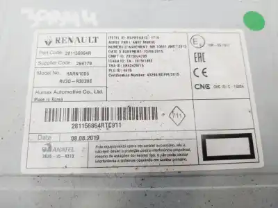 Автозапчасти б/у аудиосистема / радио cd за dacia lodgy comfort ссылки oem iam 281156864r  