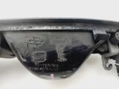 Peça sobressalente para automóvel em segunda mão puxador interior traseiro esquerdo por seat leon (1p1) reference referências oem iam 5p0837113  