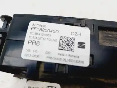 Peça sobressalente para automóvel em segunda mão comando de sofagem (chauffage / ar condicionado)  por seat ibiza (kj1) reference plus referências oem iam 6f1820045d