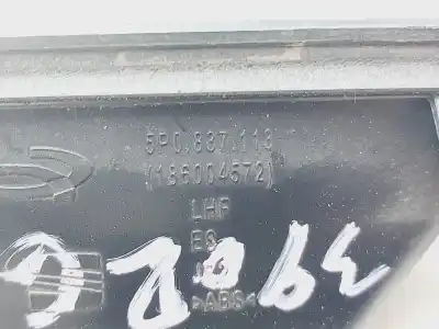 Peça sobressalente para automóvel em segunda mão puxador interior dianteiro esquerdo por seat leon (1p1) reference referências oem iam 5p0837113