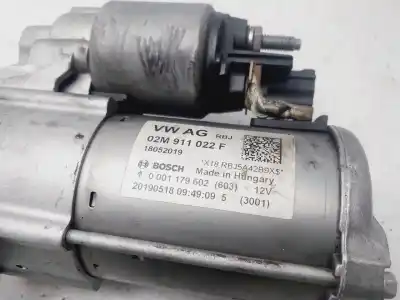 Peça sobressalente para automóvel em segunda mão motor de arranque por seat arona style referências oem iam 02m911022f