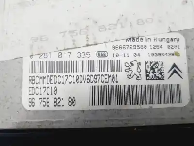 Second-hand car spare part ecu engine control for citroen c4 lim. sport oem iam references 9675682180  