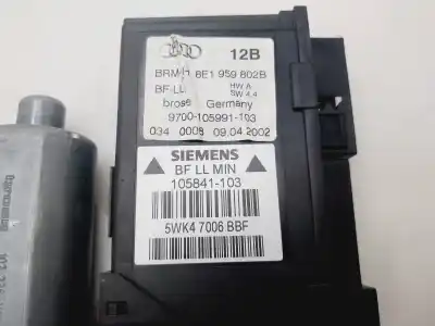 Peça sobressalente para automóvel em segunda mão Motor Elevador Vidro Dianteiro Direito por AUDI A4 BERLINA (8E) 1.8 T Sport Edition Referências OEM IAM 8E1959802B  