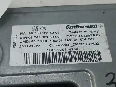 Second-hand car spare part START/STOP CONTROL UNIT for PEUGEOT 508  OEM IAM references 9675015880  