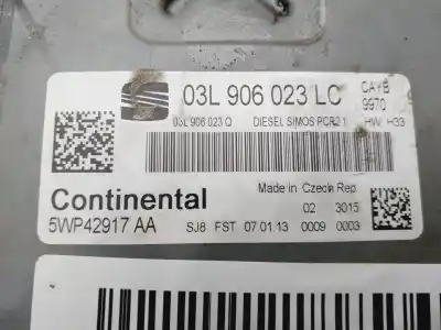 Second-hand car spare part ecu engine control for seat ibiza (6j5) reference oem iam references 03l906023lc  