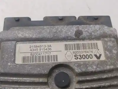 Peça sobressalente para automóvel em segunda mão centralina de motor uce por renault modus confort dynamique 98 cv / 72 kw referências oem iam 8200376474  