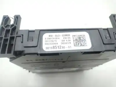 Piesă de schimb auto la mâna a doua unitatea de control bsi pentru opel crossland x selective 82 cv / 60 kw referințe oem iam 9819851280