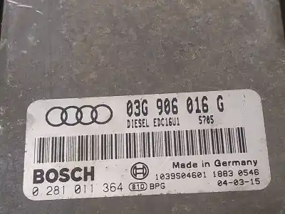 Автозапчасти б/у блок управления двигателем за audi a3 (8p1) 2.0 tdi 16v ссылки oem iam 03g906016g  