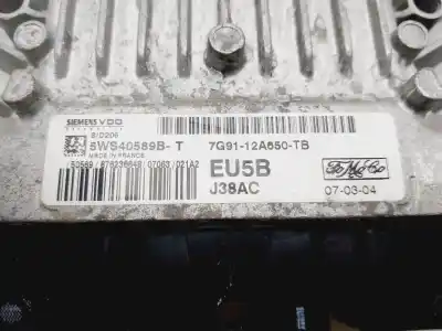 Second-hand car spare part ecu engine control for ford s-max (ca1) trend oem iam references 7g9112a650tb  