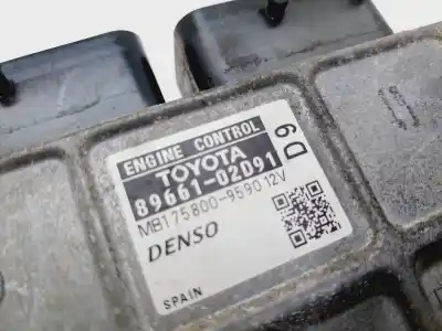 Second-hand car spare part ecu engine control for toyota auris luna oem iam references 8966102d91  