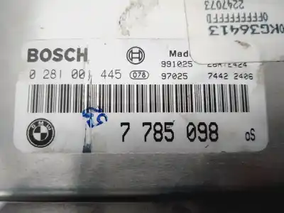Second-hand car spare part ecu engine control for bmw serie 3 berlina (e46) 320d oem iam references 7785098  