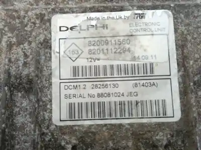 Second-hand car spare part ecu engine control for renault kangoo furgón confort oem iam references 8200911560  