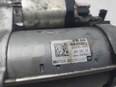 Peça sobressalente para automóvel em segunda mão motor de arranque por seat ibiza (kj1) reference plus referências oem iam 02m911024j  