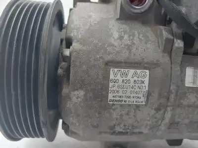 Автозапчастина б/у компресор кондиционера для skoda fabia familiar (6y5) comfort посилання на oem iam 6q0820803k