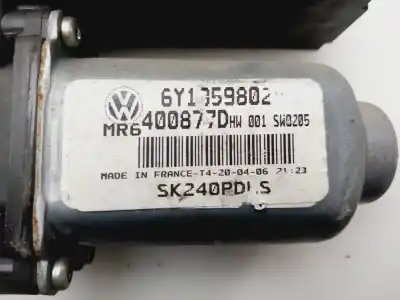 Second-hand car spare part right front window motor for skoda fabia familiar (6y5) comfort oem iam references 6y1959802  