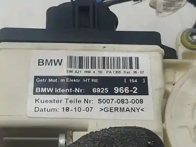 Peça sobressalente para automóvel em segunda mão elevador de vidros traseiro direito por bmw x3 (e83) 2.0d referências oem iam 69259662  