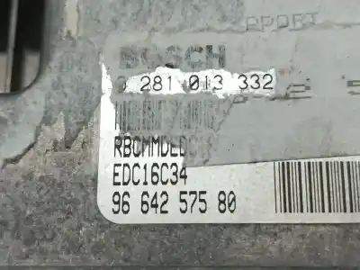 Second-hand car spare part ecu engine control for peugeot 308 sport oem iam references 9664257580  