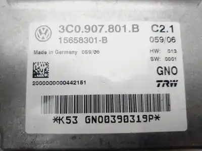 Pezzo di ricambio per auto di seconda mano centralina airbag per volkswagen passat b6 variant (3c5) 2.0 tdi 16v riferimenti oem iam 3c0907801b  