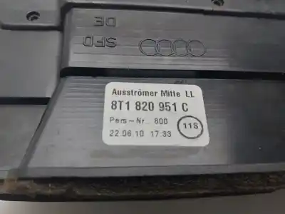 Автозапчастина б/у аераційна решіта для audi a4 b8 (8k2) 2.0 tdi посилання на oem iam 8t1820951c  