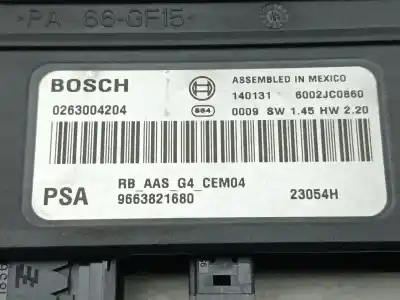 Peça sobressalente para automóvel em segunda mão módulo eletrônico por peugeot rcz 1.6 16v referências oem iam 9663821680
