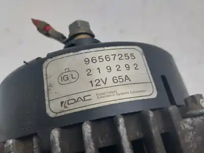 Peça sobressalente para automóvel em segunda mão alternador por chevrolet matiz s referências oem iam 96567255  