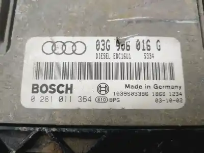 Автозапчастина б/у ебу контролер двигуна для audi a3 (8p1) 2.0 tdi 16v посилання на oem iam 03g906016g  