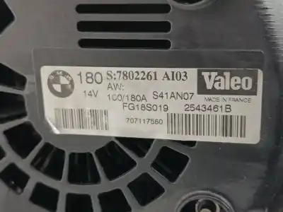 Pezzo di ricambio per auto di seconda mano alternatore per bmw x3 (e83) 2.0d riferimenti oem iam 7802261ai03  