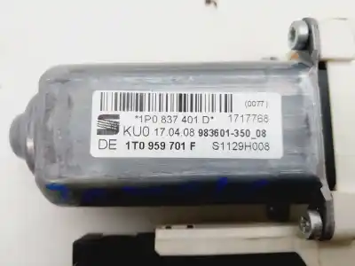 Peça sobressalente para automóvel em segunda mão motor elevador vidro dianteiro esquerdo por seat leon (1p1) sport limited referências oem iam 1p0837401d