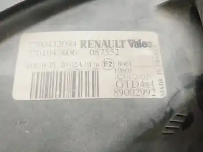 Автозапчасти б/у левая фара за renault scenic rx4 (ja0) 1.9 dci salomon ссылки oem iam 7700432094  